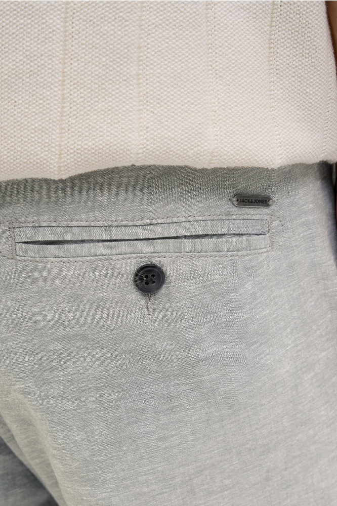 JPSTACE SUMMER LINEN BLEND CHINO PA 12248604 AGAVE GREEN/MELANGE
